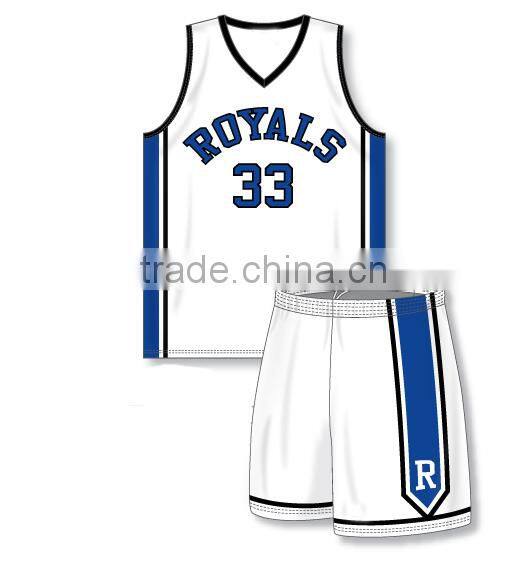 Sublimated transfer basketball uniforms