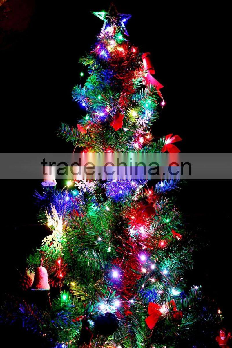 DC12V 10m rf remote control colorful wire copper led string lights kit