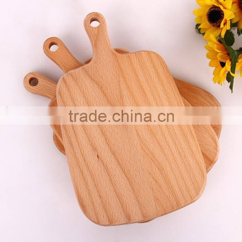 Wooden Chopping Board Food Grade Bamboo Sausage Cutting Board, Wooden Bread Chopping Block