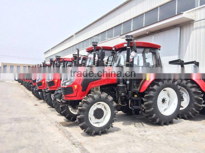 4WD 120hp tractor with implements for farming