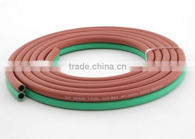 ISO 3821 Certified ID 1/4 Inch 20 Bar Rubber Twin Welding Hose