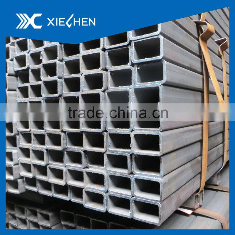 zinc coated rectangular steel tube/ rectangular iron pipe Galvanized
