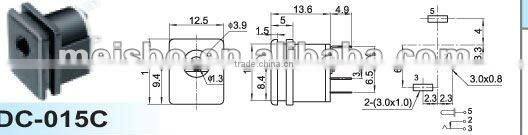 Universal male 3.5mm jack adapter for headphone