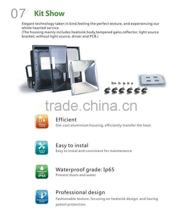 led outdoor flood light 120v ip65 50w led floodlight with plug enclosure