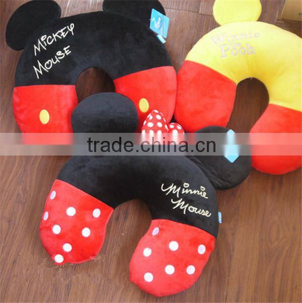 Lovely Design U Shape Cute Plush Cat Neck Pillow