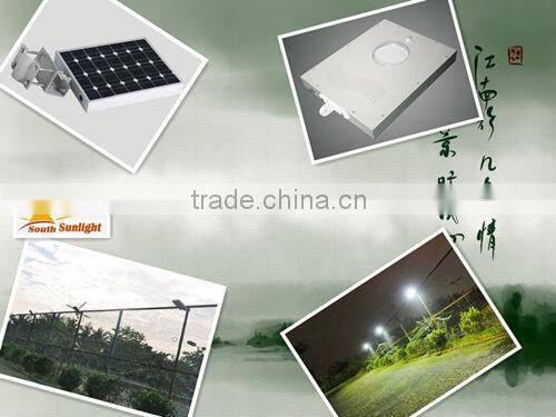China best price of hot selling 15 w led solar street light all in one new design with cheapest International shipping plan