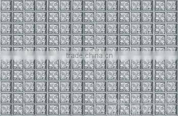 Decorative clear glass brick and block