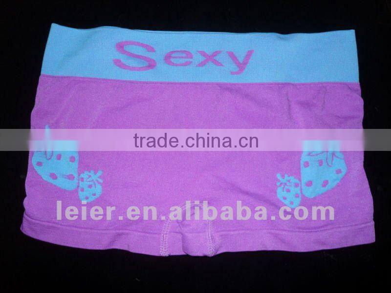 girl's seamless boyshort