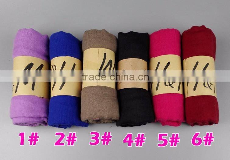 Wholesale Long Soft Large Plain Viscose Shawl