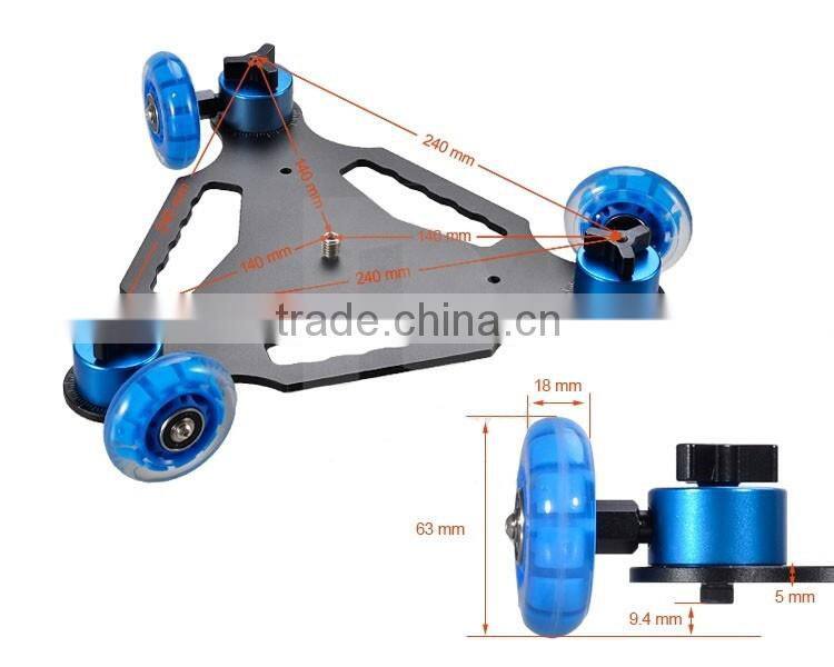 camera dolly car wheel skater track slider roller