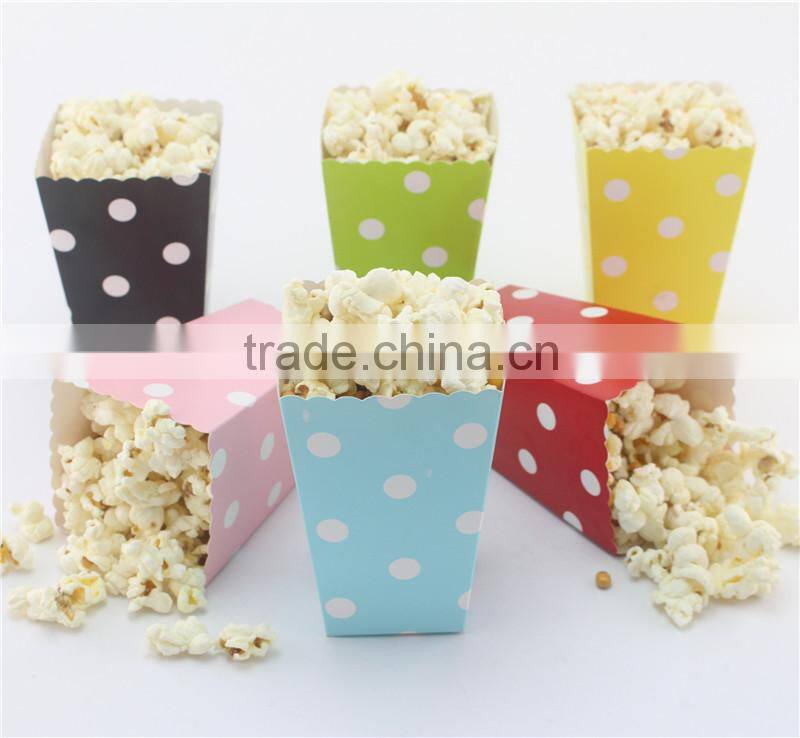 Striped Party Favor Bags Boy Girl Baby Shower Birthday Party Wedding Candy Popcorn Boxes