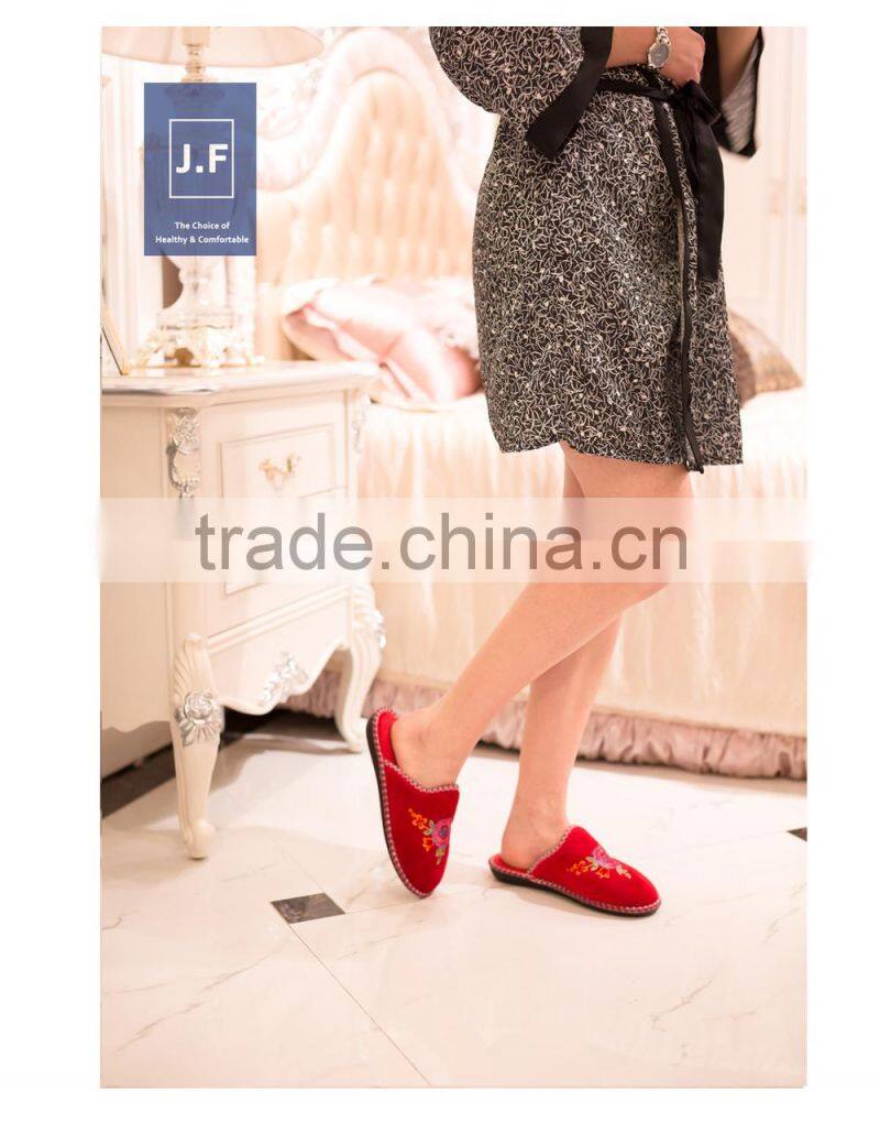 ladies new designs oem warm slipper, winter home slipper, oem indoor slippers