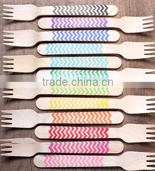 Disposable dinnerware forks spoons knives wedding decorative tableware