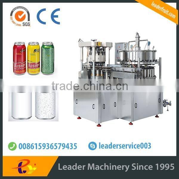Leader prevailing filling machine for drinks in tinned bottles
