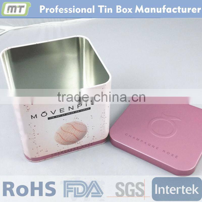 square cookie tin box price