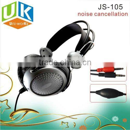 stereo computer noise cancelling headset