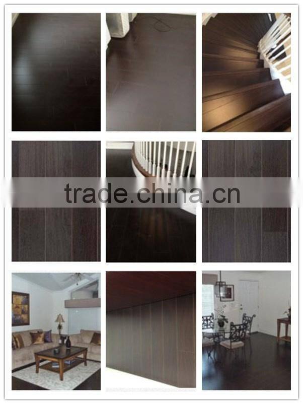 dark color HDF laminate wood flooring Foshan