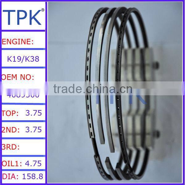 NT855 piston ring set, 3801056 4089810