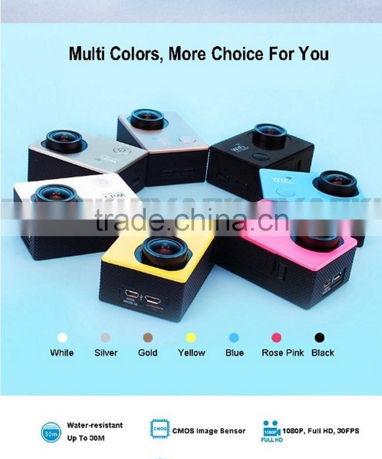 2016 trending products Action Camera 30M Waterproof Camera WiFi Full HD 1080p 12Mp Video DV Sports Camera accept paypal