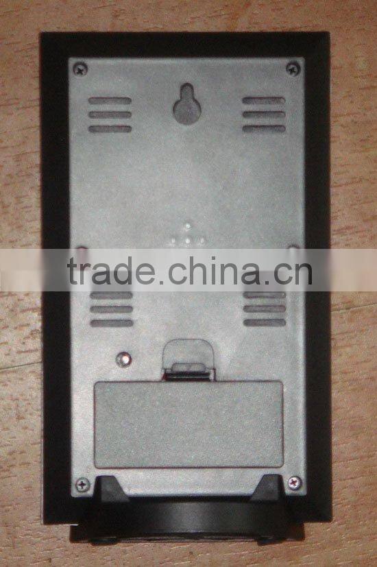 weather station with clock