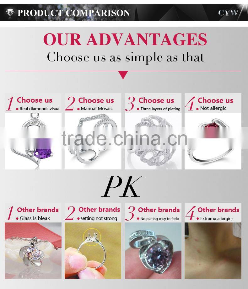 CYW China popular 925 sterling silver imitation pearl earrings jewelry wholesale