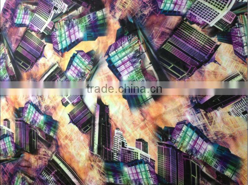 Fashin digital design 100% poly cdc print
