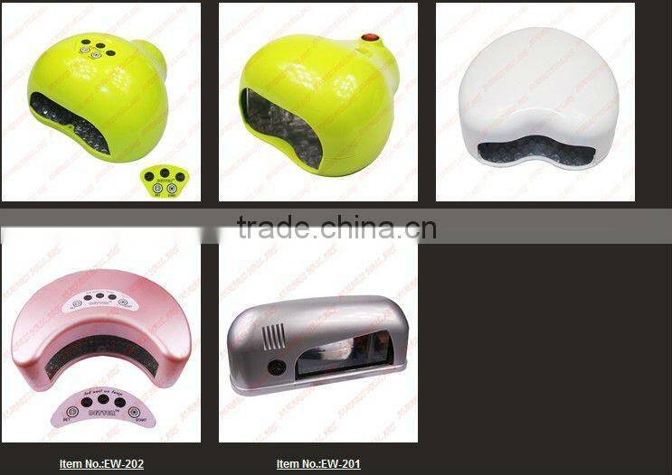 Led nail uv lamp for dryer Pink UV Lamp 36W 110V Gel Curing Nail Art (EU Plug) with 4pcs 365nm UV Bulb 80814a