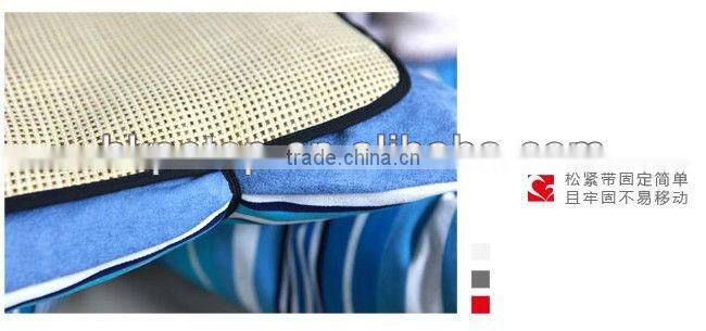 Striped Suede Pet Bed