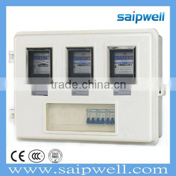 SAIP/SAIPWELL New Product Transparent Meter Cabinet Electric Plastic Meter Box