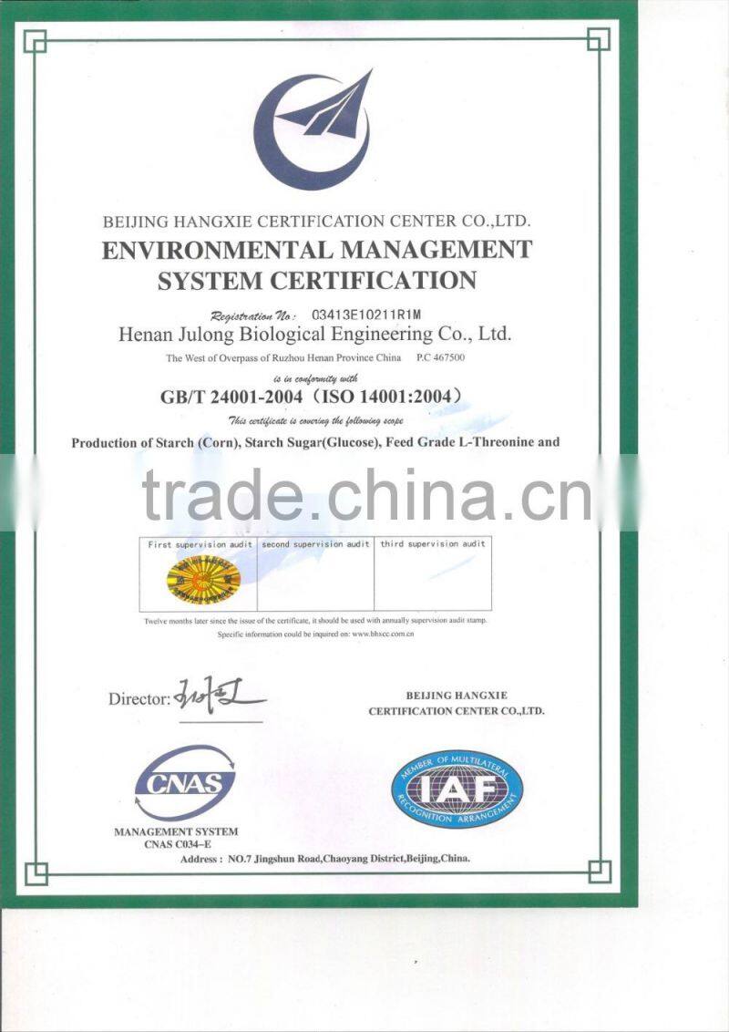 Feed supplement threonine 98.5% use for animal nutrition