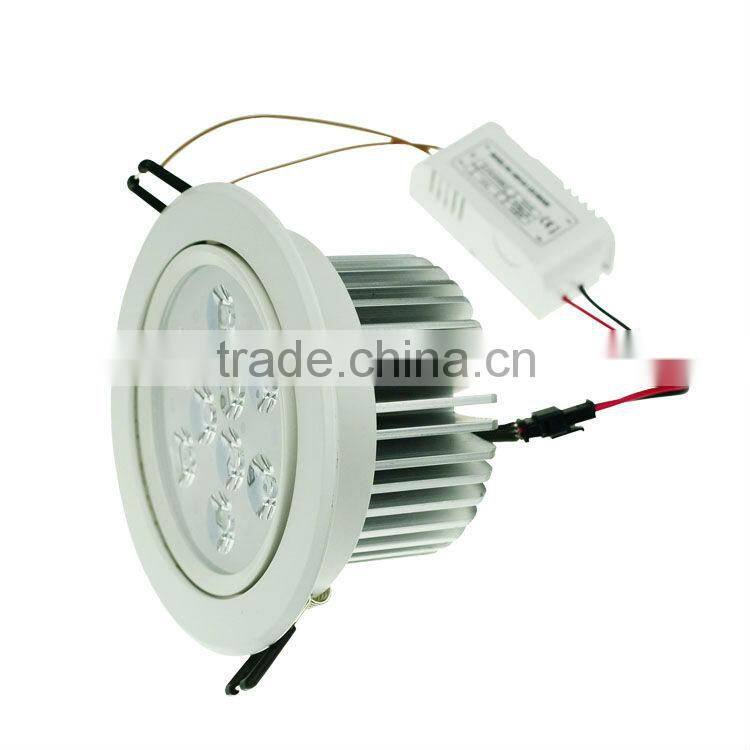 High class recessed led down light 9W from China professional manufacturer