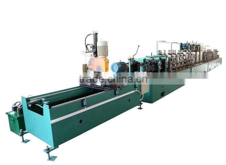 High efficiency stainless steel pipe making machine production line
