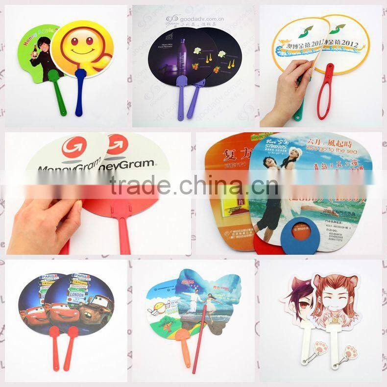 Guangzhou factory cheap custom high quality eco-friendly promotion fan