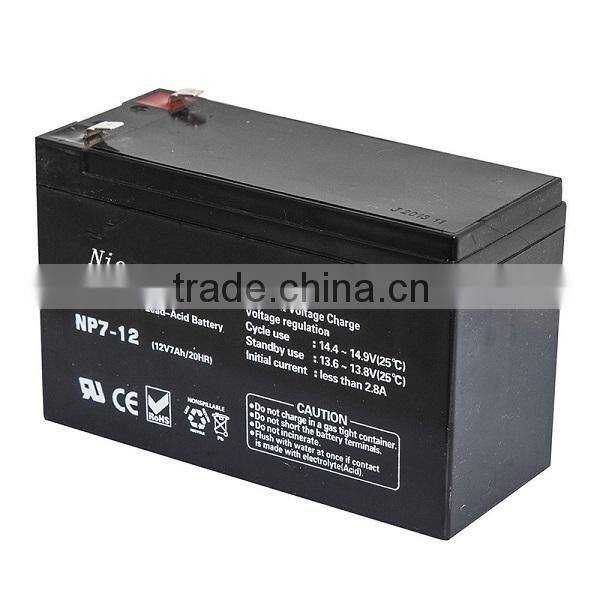 Guangzhou battery 12V7AH ups battery