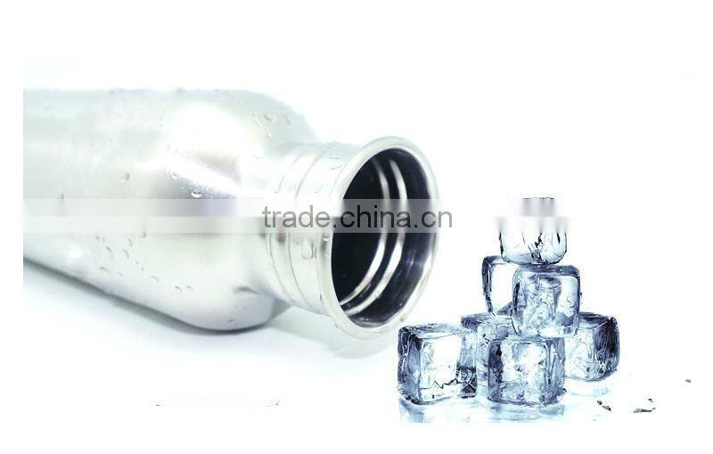 Outdoor 500ml 750ml 1000ml portable stainless steel sport bottle