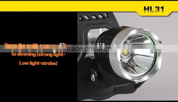 10W 1000lm CREET6 LED camping outdoor rechargeable led headlight