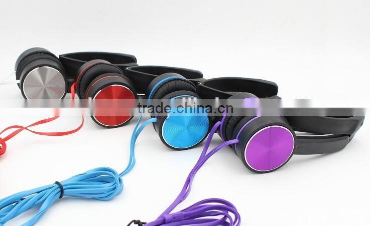 retractable lightweight hot sale colorful folding headset