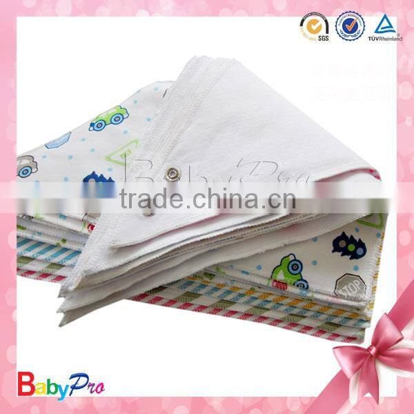 2015 High Quality Wholesale Yellow Sunflower Bandana Baby Bibs Baby Triangle Scarf