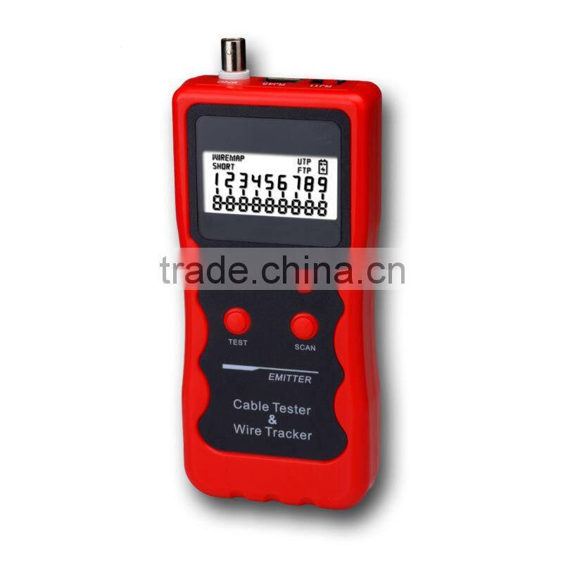 LAN Phone wire USB coaxial 1394 RJ45 RJ11 BNC Tracker Network Cable Tester