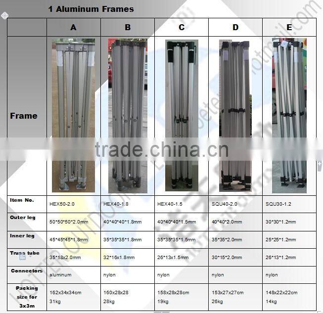 Hotsale outdoor gazebo tents for sale,china folding tent manufacturer