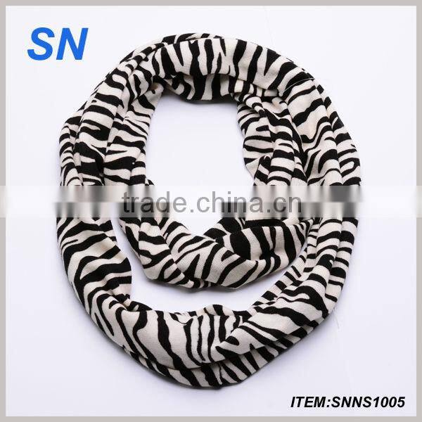2014 fashion two tone color block infinity scarf
