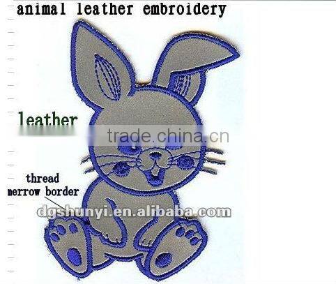 rhinestone applique letter D sticker patch