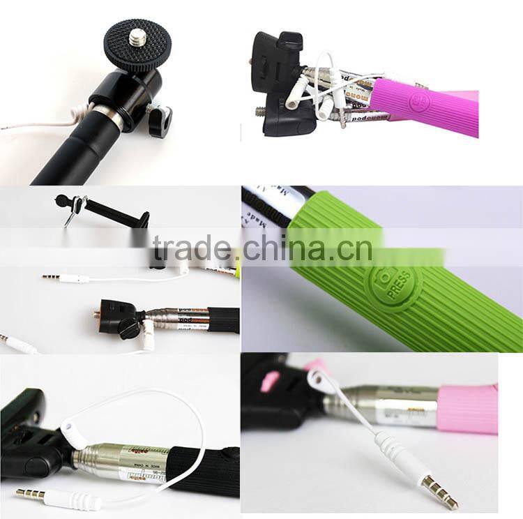 High quality economic price Colorful Smartphone Monopod Selfie Stick,Handheld Monopod for Mobile