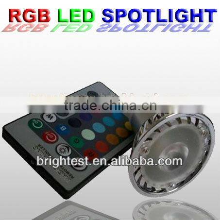 DC12V MR16 3W RGB LED Spot Light