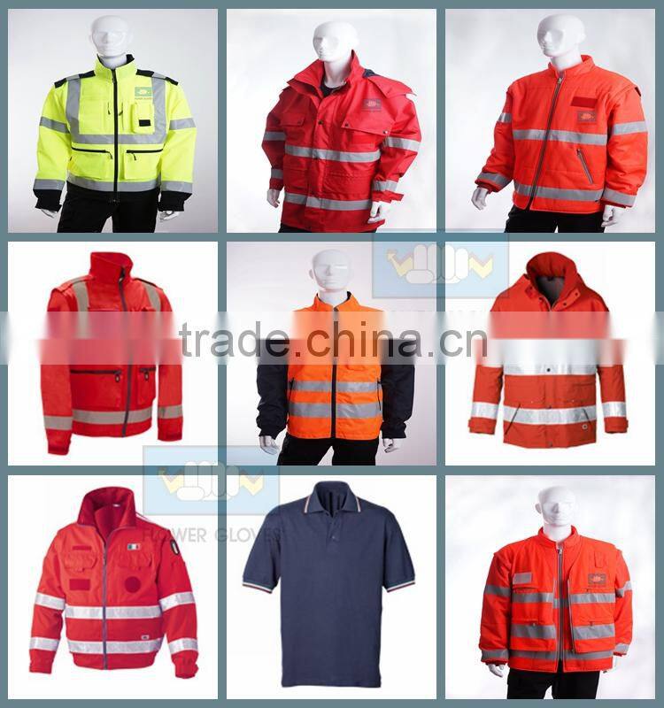 high visibility poly-cotton outdoor emergency resuce clothing