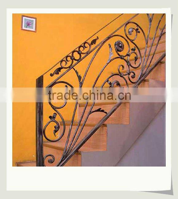Top-selling wrought iron interior stair handrails