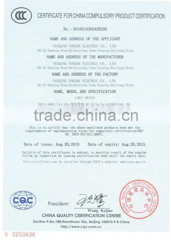 Newest mini waterproof adjustable roller arm Limit Switch TSA-031