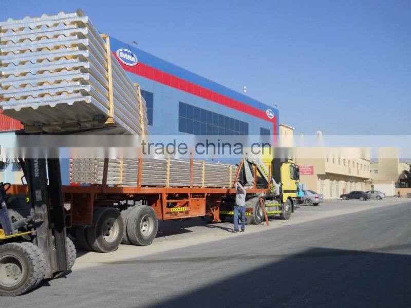 Insulated PUF(B2/B3) Roof-Wall Sandwich Panel Dubai Doha Jeddah Muscat Supplier