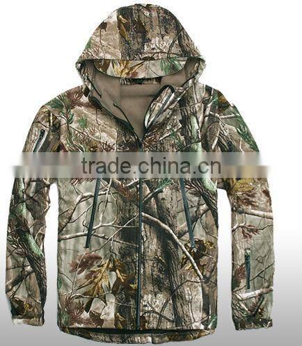 Winter jacket hunting softshell camo