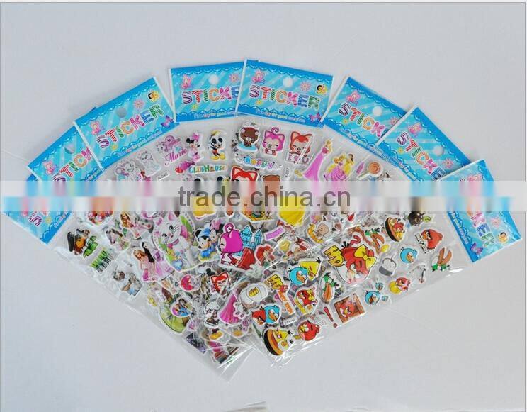 Cartoon character wall sticker, animal sticker for kids, removable wall sticker